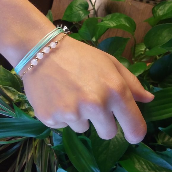 Sea Green Bracelet Pair - Picture 4 of 6